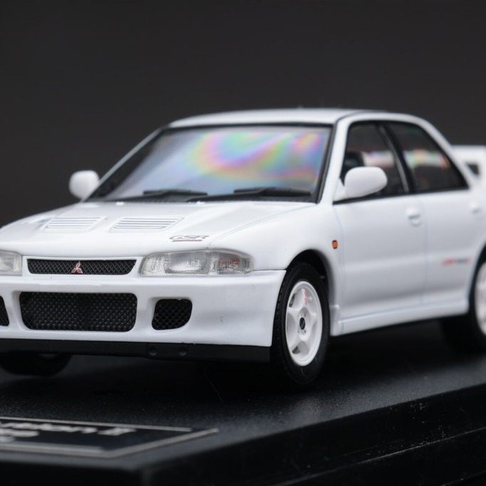 [สต๊อกพร้อม 1] HPI 1/43 Mitsubishi LanEvo 2 Mitsubishi Lancer Evolution Original Package Original Bo