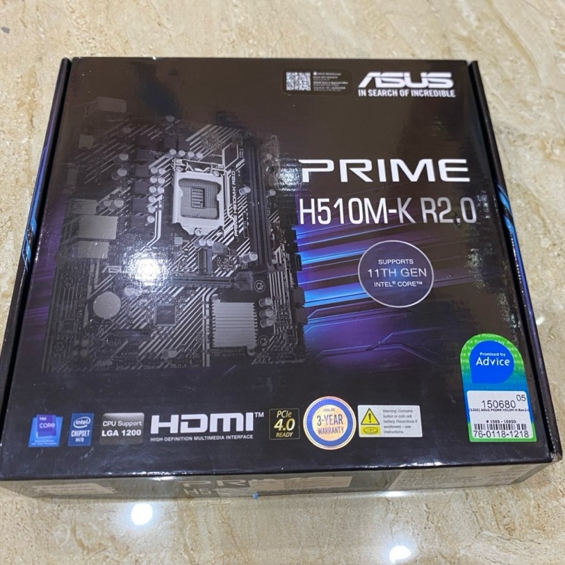 มือสอง Asus Prime H510M-K Rev 2.0