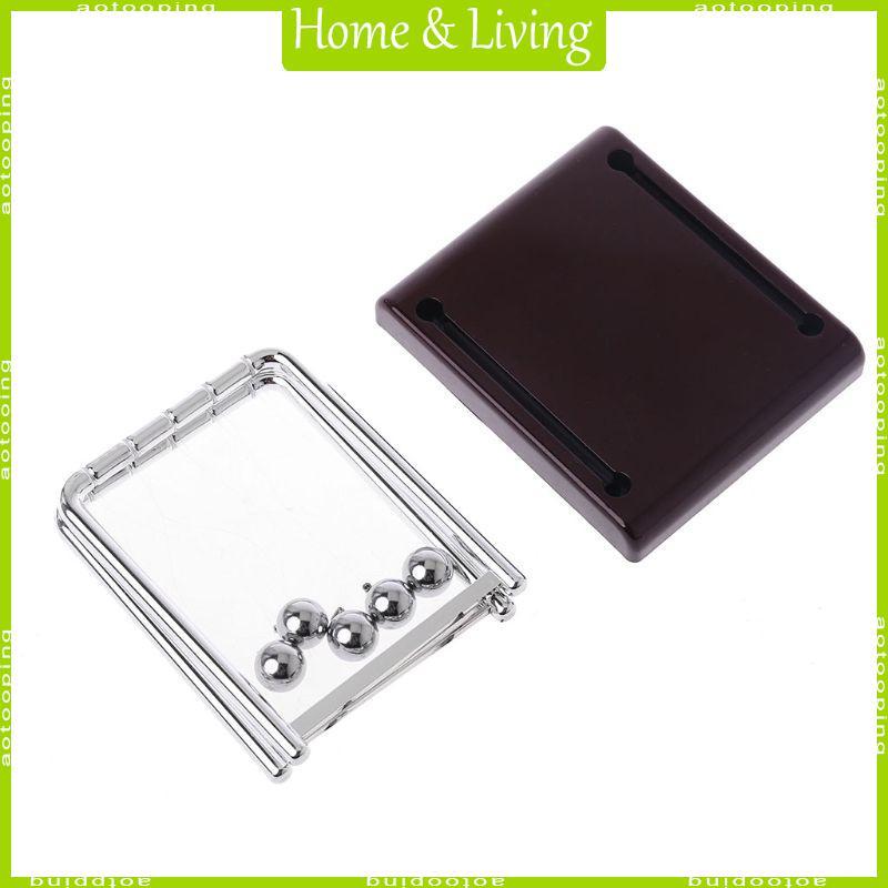 AOTOO Cradle Steel Newton s Balance ฟิสิกส์วิทยาศาสตร์ลูกตุ้มของเล่นโต๊ะสนุก