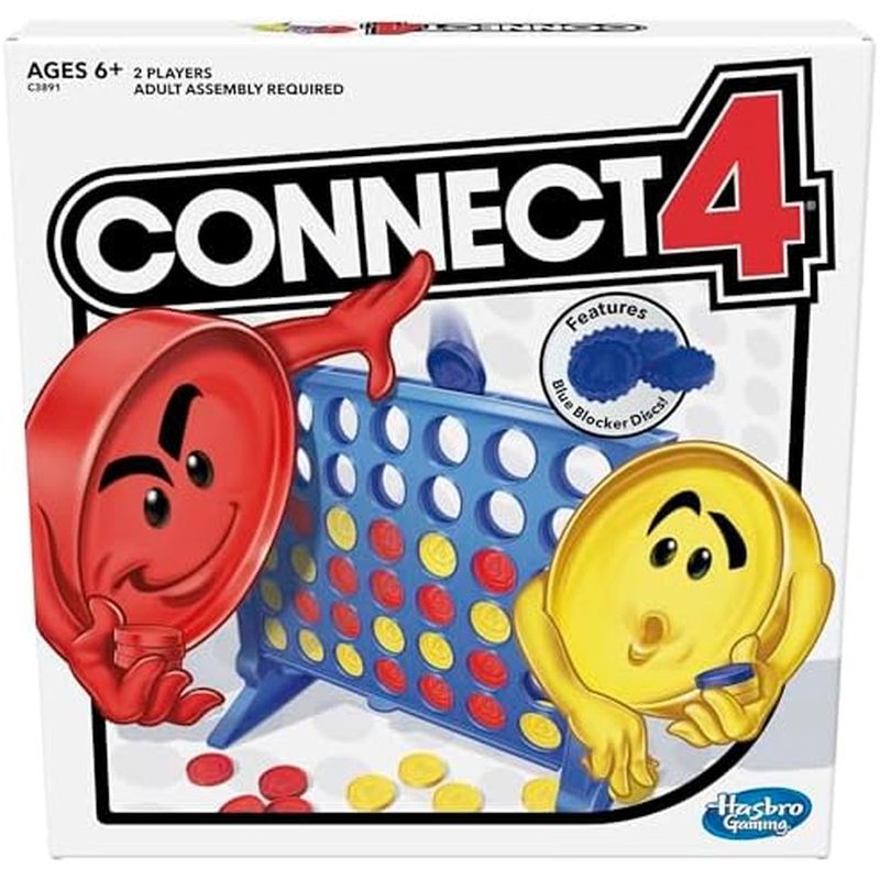 เกมกระดานกลยุทธ์ Hasbro Gaming Connect 4 สําหรับเด็กอายุ 6 ปีขึ้นไป (พิเศษ)