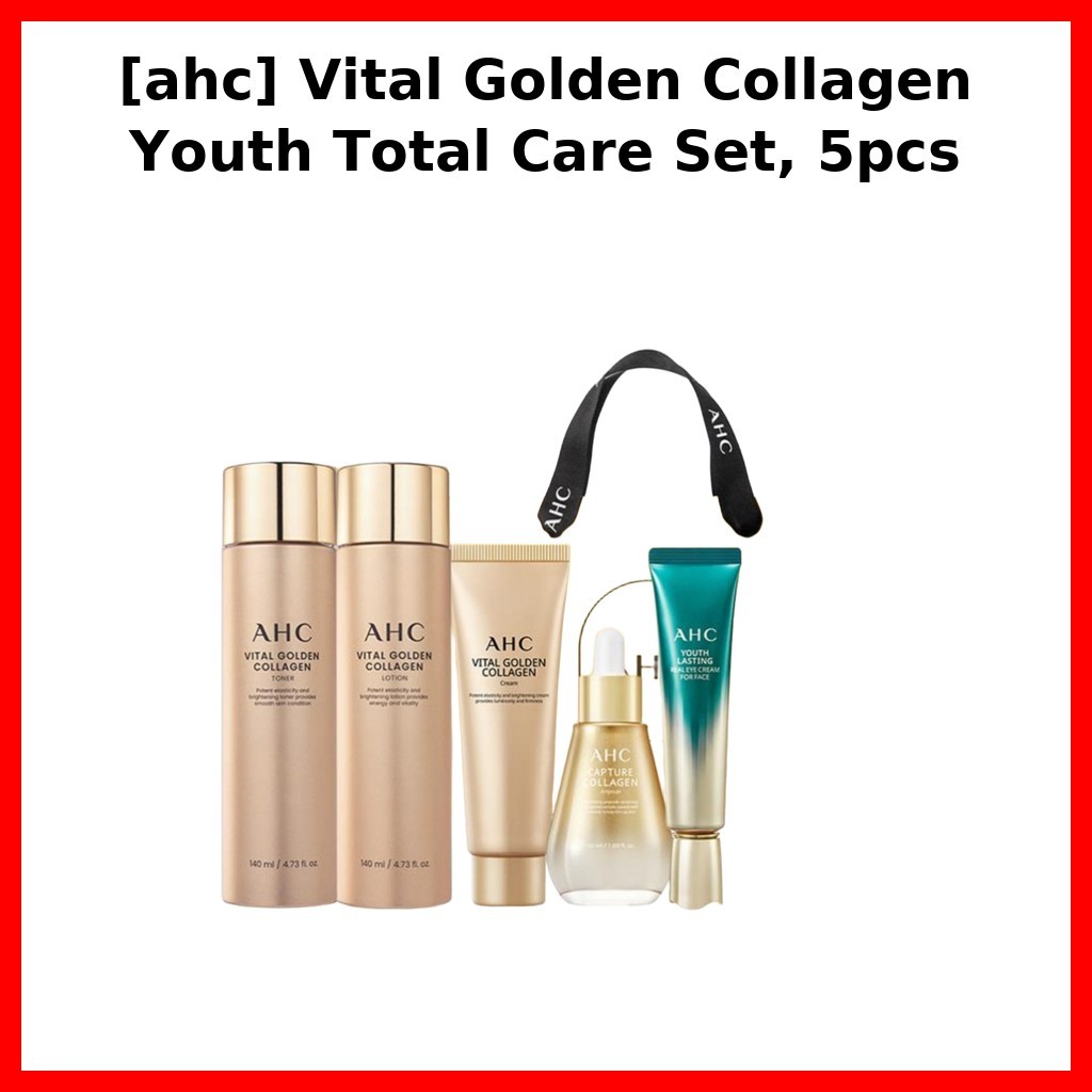 [ahc] Vital Golden Collagen Youth Total Care Set, 5 ชิ้น / ชุดคอลลาเจนเกาหลี / Youthful Radiance โดย