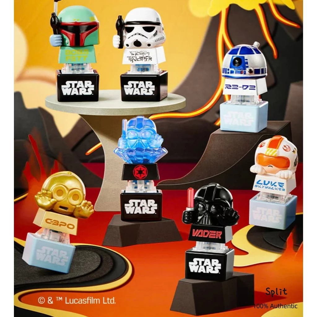 【ในสต็อก】ของแท้ 100% Star Wars Series Keyboard Cap Mystery Box อินเทรนด์เล่นเครื่องประดับ