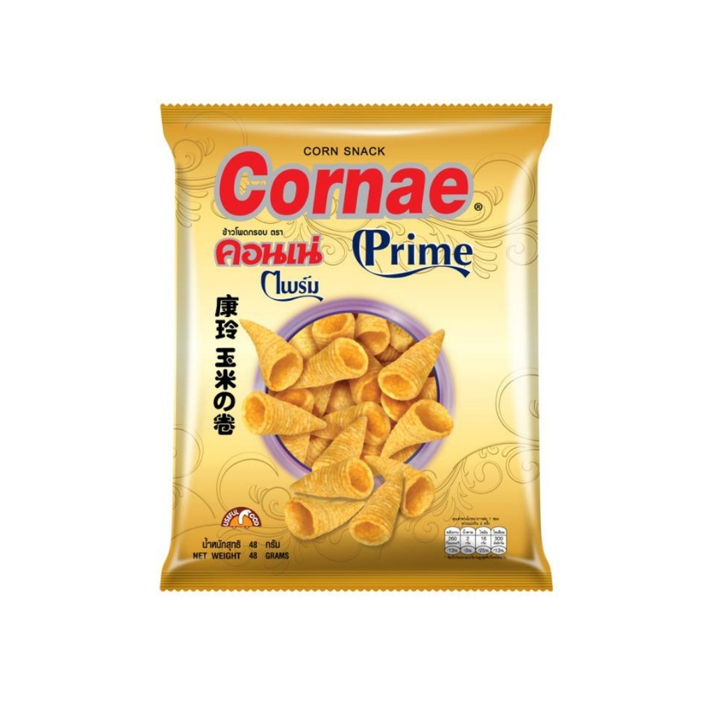 คอนเน่ ไพร์มข้าวโพดอบกรอบ Cornae Prime Corn Snack 46g.