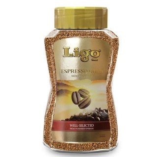 ลิโก้กาแฟเอสเพรสโซ่โกลด์ 200กรัม Ligo Espresso Gold Coffee 200g. [หมายเลขบาร์โค้ด 8858663181855 ]