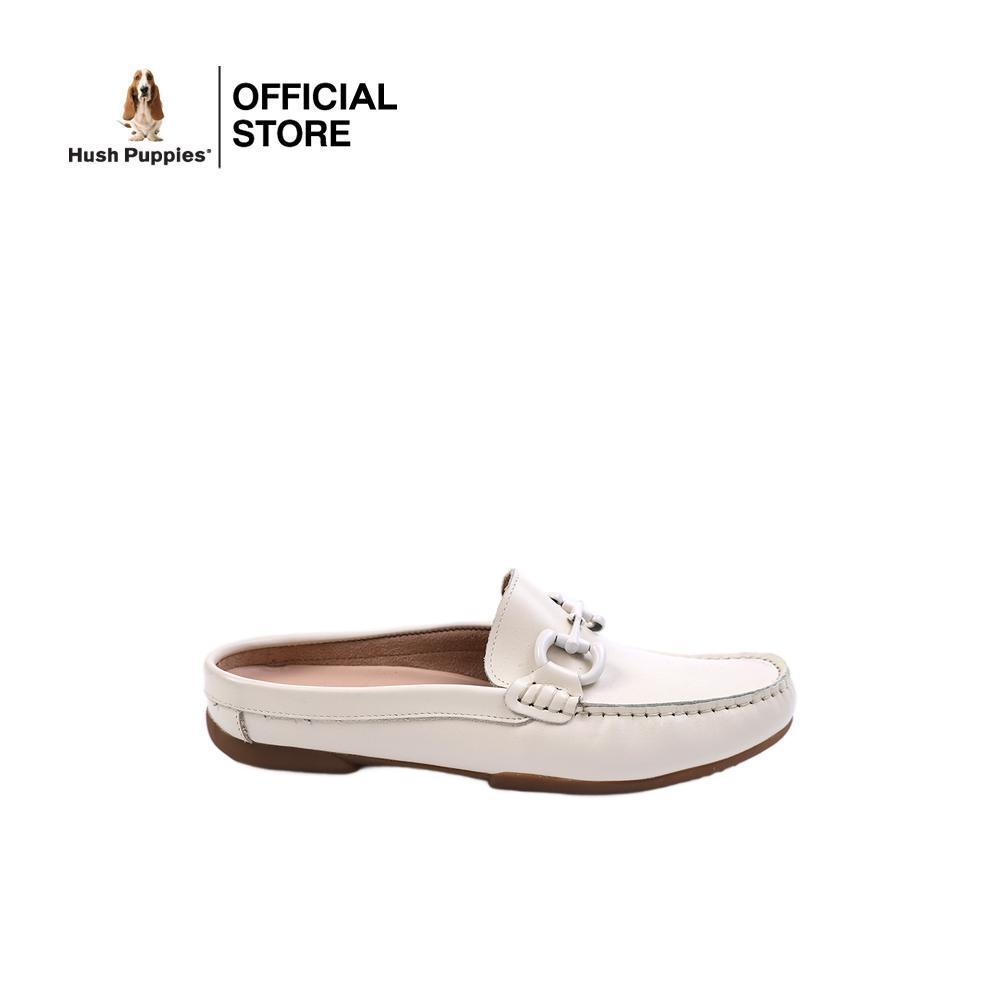 Hush Puppies รองเท้าผู้หญิง รุ่น HP 8WCFB2415W - สีขาว (รองเท้าลำลองหนังแท้ แบบสวม)