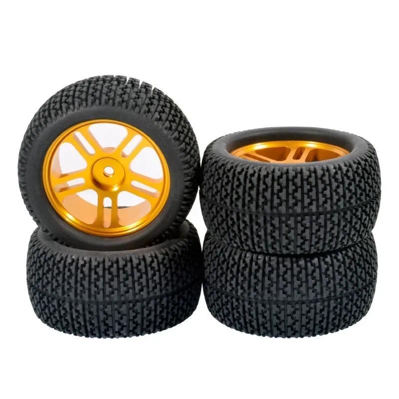 RC Rally ล้อโลหะ Tyres Fit MJX Wltoys MN 1/12 1/16 รถ RC