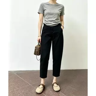 GHAOHES กางเกงยีนส์ไซส์ใหญ่ ยืดหยุ่น 2 สีคลาสสิก สวมสบาย ใส่ได้ทุกสถานการณ์ S-5XL #V106-V107