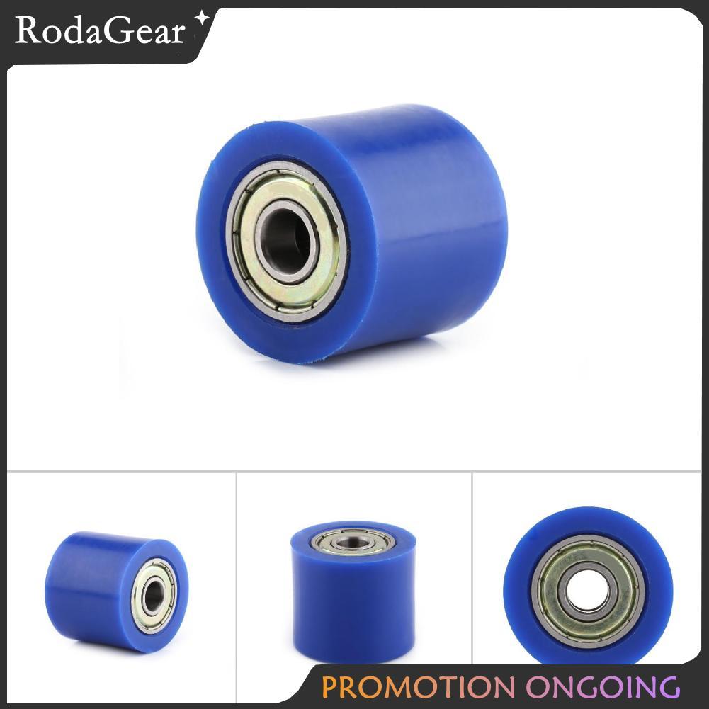 RodaGear Anauto 8 มม./10 มม.โซ่รอกลูกกลิ้ง Slider Tensioner ล้อสำหรับ Street BIKE รถจักรยานยนต์ ATV(8MM-red)