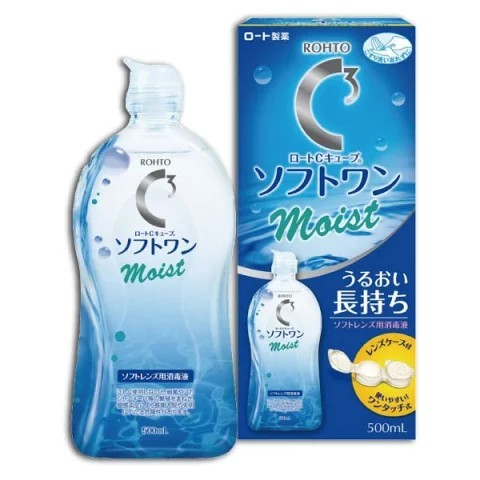 Rohto C3 Contact Lens Wash Soft One Moist น้ำยาล้างคอนแทคเลนส์