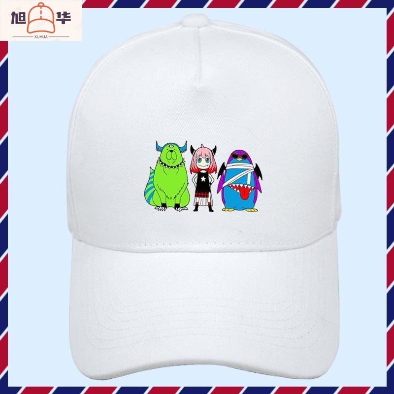 【in stock】หมวกแก๊ปเบสบอลลายพิมพ์โลโก้ฤดูร้อนสำหรับผู้ชายและผู้หญิง SPYFAMILY Spy Play House Anime 2D