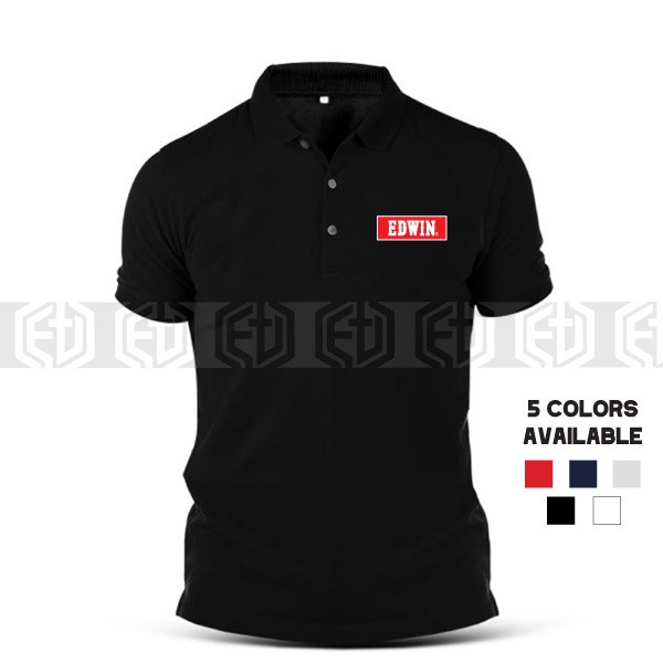 EDWIN เสื้อโปโล E ชุดกีฬา Unisex Sports Activewear เสื้อยืดลําลองเสื้อผ้าราคาถูกขาย