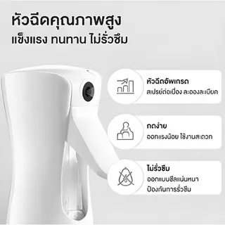 ✨200 / 300 /500มล 💥ขวดสเปรย์เปล่า ใส่แอลกอฮอล์ แบบพกพา พร้อมหัวฉีดแรงดันสูง ลดการกดบ่อย ประหยัดแรงในการกด