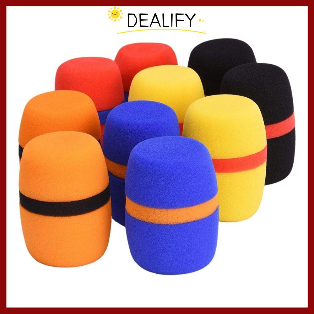 DEALIFY 1 PC ไมโครโฟน, ฟองน้ํานํากลับมาใช้ใหม่ไมโครโฟนกระจก, Universal หนา Mic Protector สําหรับสตูด