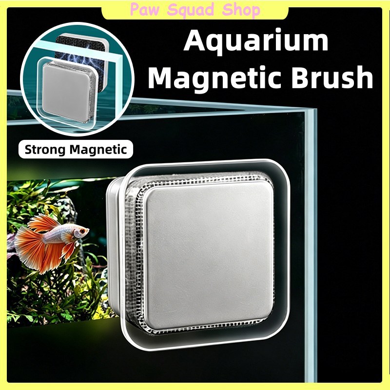 Aquarium แปรงแม่เหล็ก Strong Magnetic Double Sided Algae Clean Mini Tool Fish Tank Aquarium Berus