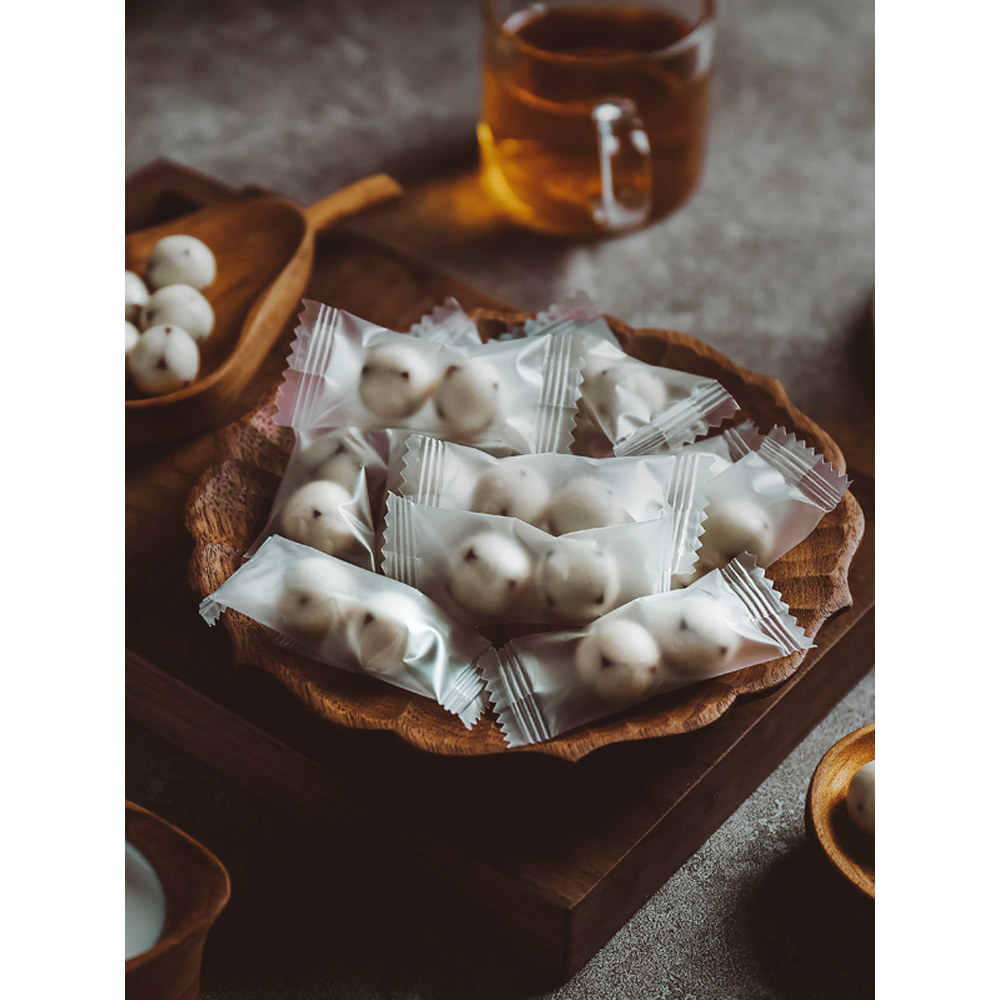 Wu Miao โยเกิร์ต Hawthorn Ball นม Hawthorn นม Hawthorn Milk Ball Influencer สแน็คแซนวิช Ball บรรจุแย