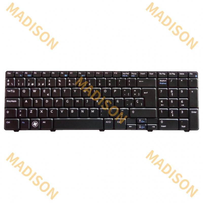 แป้นพิมพ์แล็ปท็อปสีดําใหม่สําหรับ Dell Vostro 3700 v3700 series SP