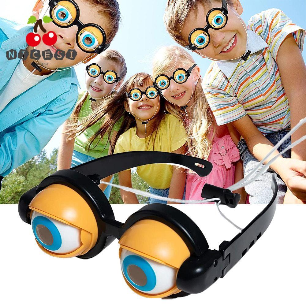 NICESI Party แว่นตาของขวัญฮาโลวีน Big Frog Eye ผู้ใหญ่เด็ก Party ของเล่น Crazy Blink