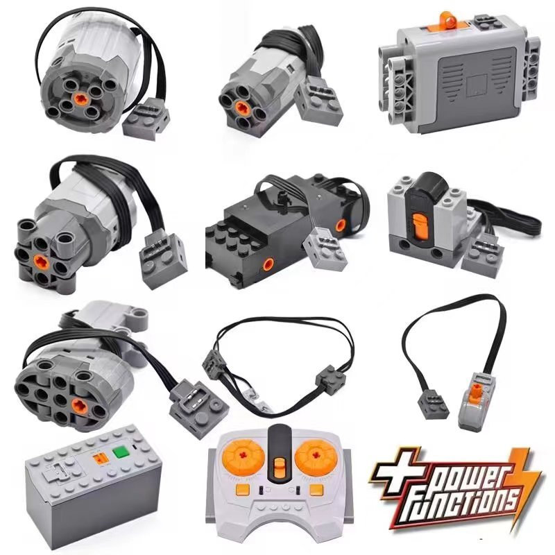 การศึกษาวิทยาศาสตร์สร้างบล็อก 9686STEAM หุ่นยนต์ MOC Power Mechanical มอเตอร์มอเตอร์ของเล่น PF อะไหล