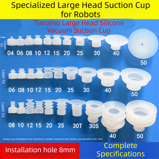Skyline อุตสาหกรรมซิลิโคนที่มีประสิทธิภาพสูญญากาศดูดถ้วย Manipulator อุปกรณ์เสริม Single Layer SP Double Layer DP สามชั้น MP หัวฉีด