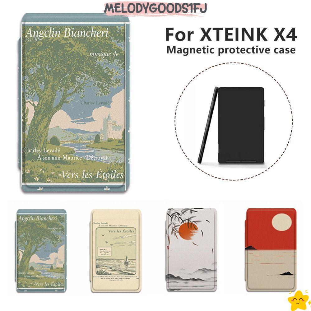 MELODYGOODS1FJ ฝาครอบป้องกัน,แม่เหล็กกันกระแทกป้องกันรอยขีดข่วน,คุณภาพสูงสไตล์ญี่ปุ่นสีสันสดใสสําหรับXTEINK X4/X3