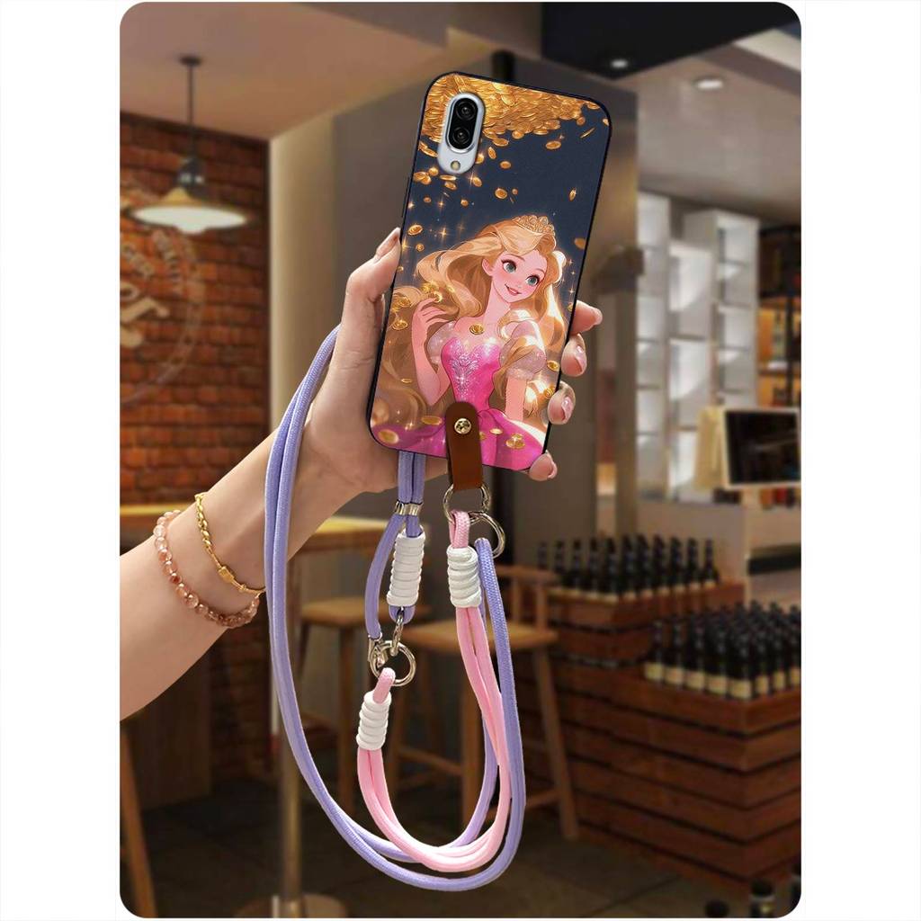 Graffiti Anti-knock เคสโทรศัพท์สําหรับ Sharp Aquos Sense3 plus/SHV46 Full wrap สร้อยคอกันกระแทกทนทาน