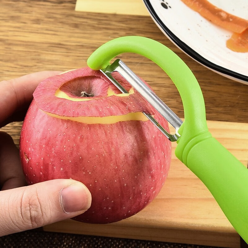 FQ-03 มัลติฟังก์ชั่น U-Shaped Peeling ผักผลไม้ Peeler 16.5 ซม.สีสุ่ม 3OVD