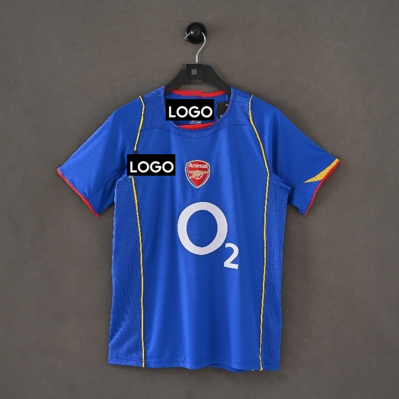 Retro 04-05 Arsenal away เสื้อฟุตบอลแขนสั้น