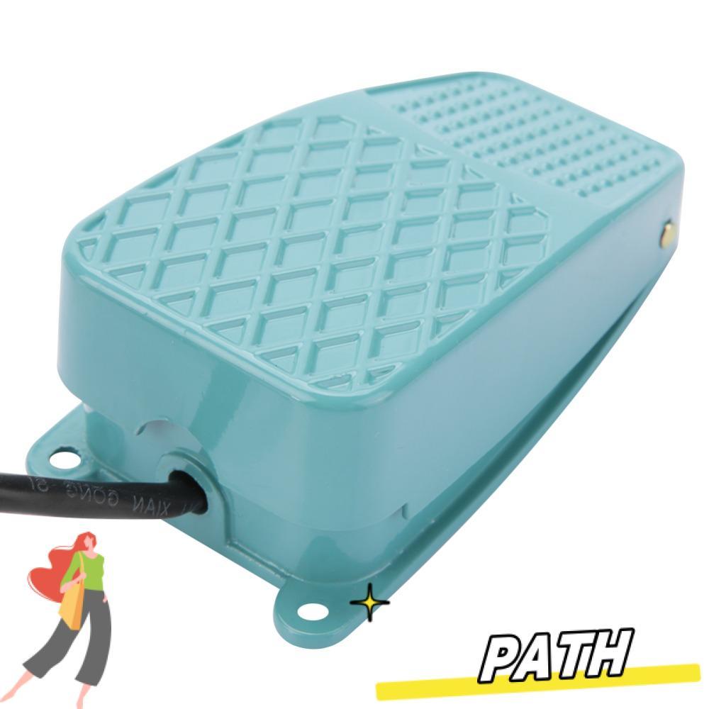 PATH ตัวควบคุมเหยียบดําเนินการเท้า, AC 250V 10A SPDT สวิตช์เท้าเหยียบ, การป้องกันอุตสาหกรรมไม่มี NC Dual Mode อลูมิเนียมอัลลอยด์ Nonslip Pedal Switch เชื่อม