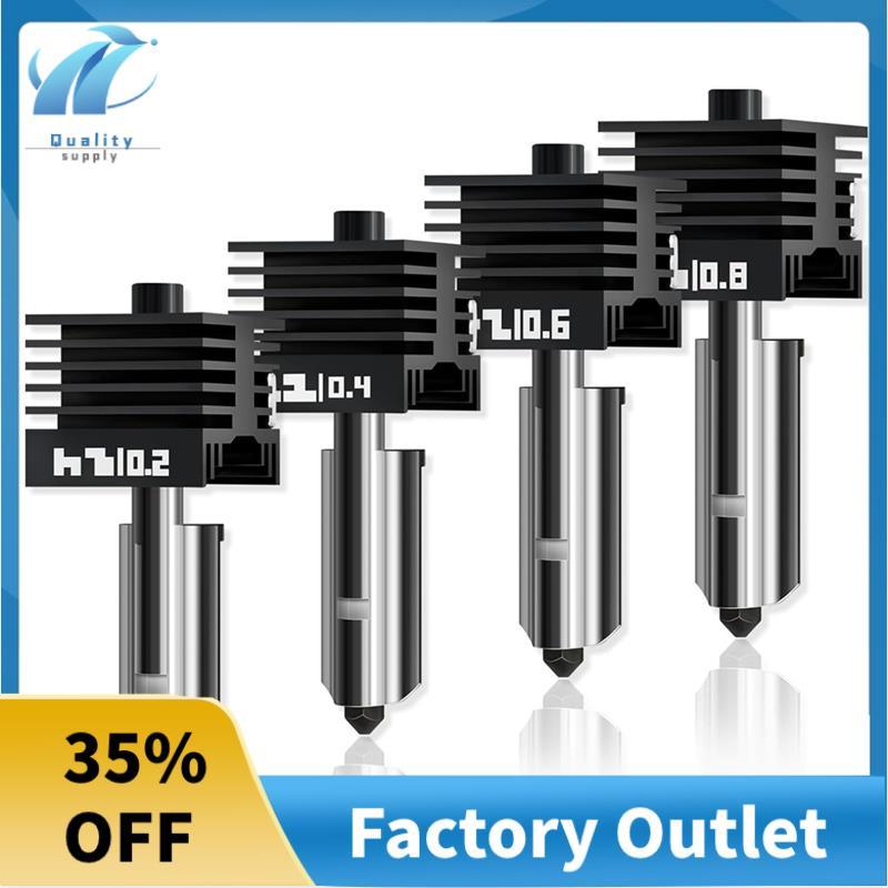 4 แพ็คสําหรับไม้ไผ่ Lab P2S Hotend สําหรับ H2S/H2D/P2S 3D เครื่องพิมพ์, Quick Swap Hardened เหล็กหัว