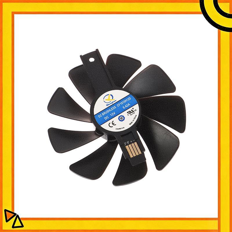 (ใหม่) CF1015H12D Cooler พัดลมสําหรับ Radeon RX 470 480 580 570 NITRO Mining Edition RX580 RX480 Gam