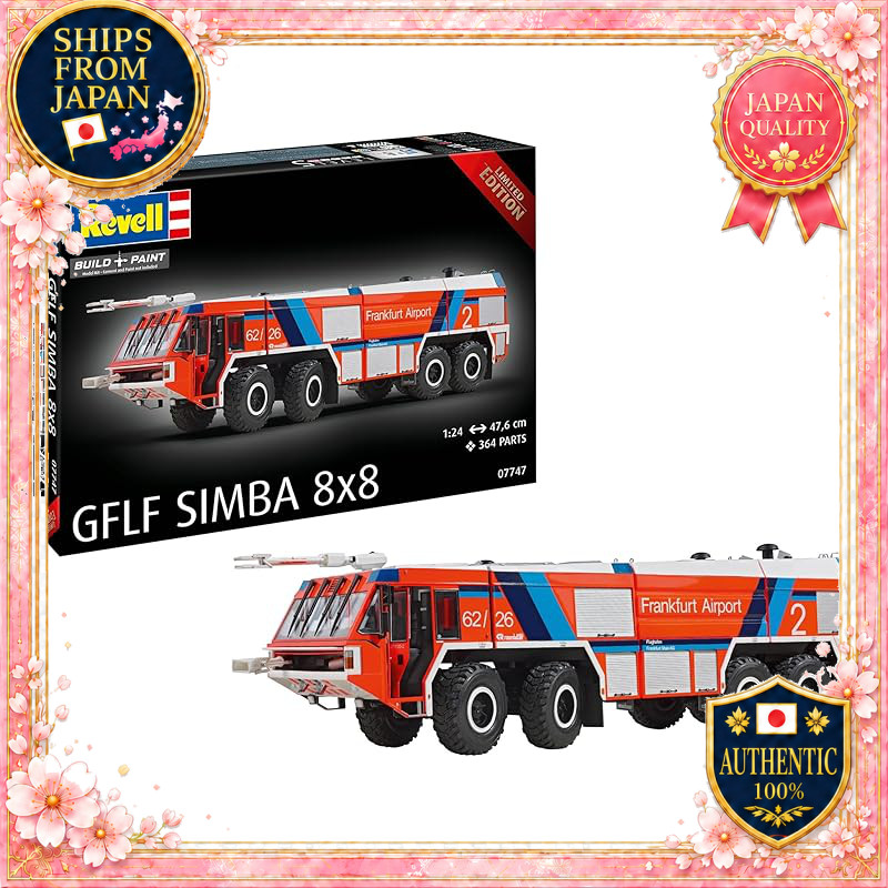 Revell > 1/24 GLFL Simba 8x8 Fire Truck Limited Edition Plastic Model 07747