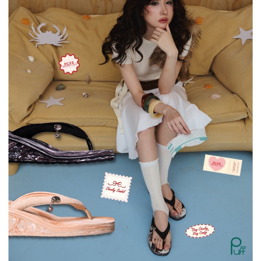 PUFFSHOES.OFFICIAL : Chunky Sandals