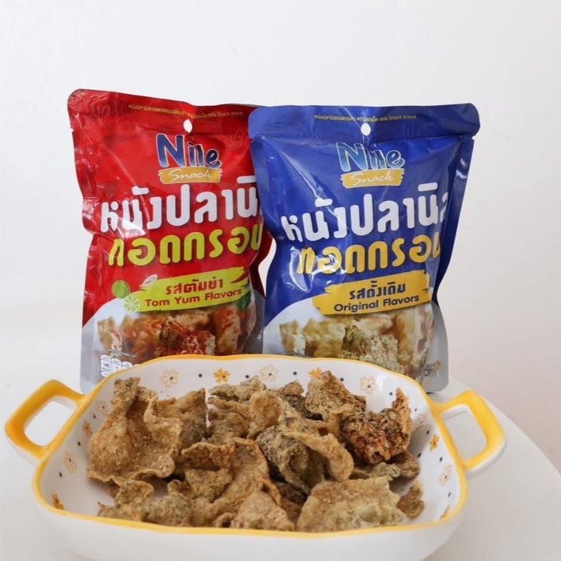 หนังปลานิลทอดกรอบNileSnack(แบบซอง)