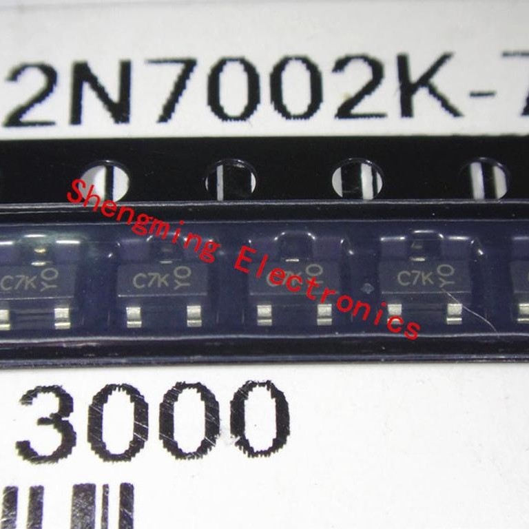 ทรานซิสเตอร์ 2N7002K C7K SOT-23 100 ชิ้น