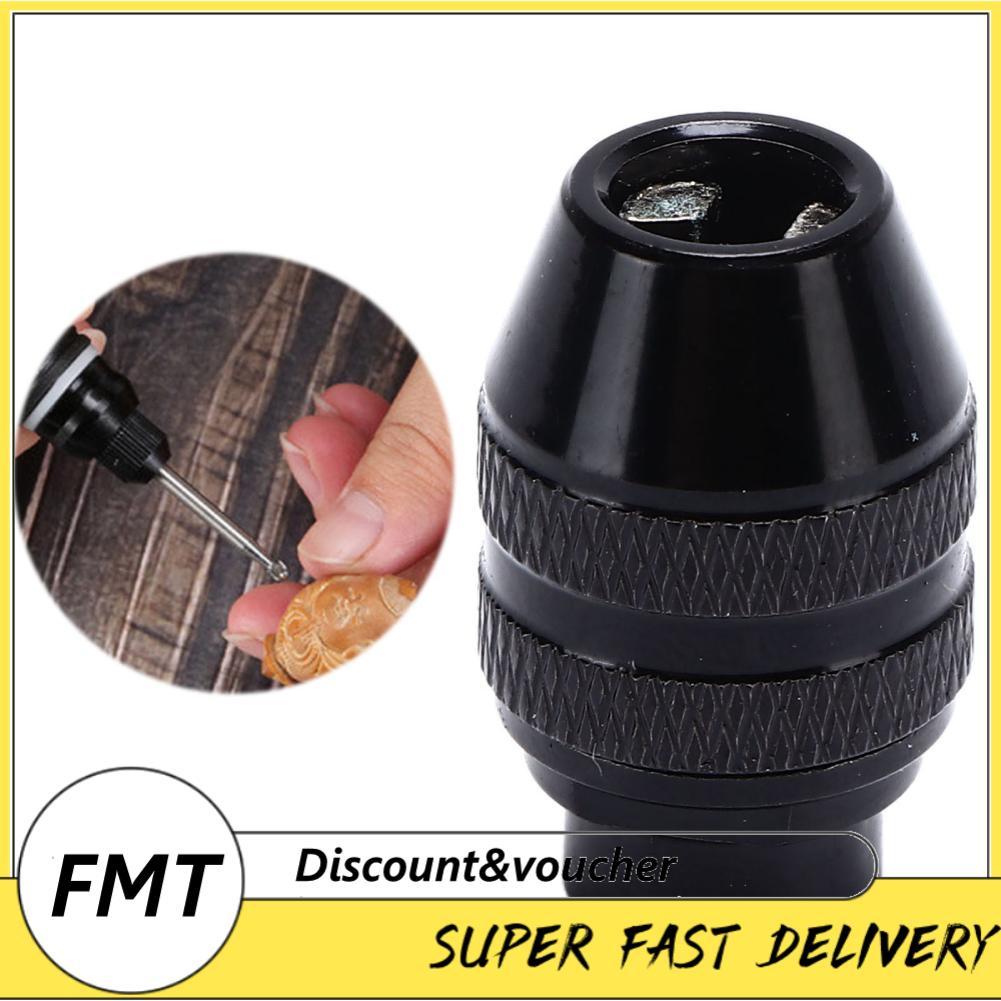 Freemarket Freemarket Keyless Drill Chuck 3-Jaw อลูมิเนียม 0.01-0.13 นิ้วเข้ากันได้กับ Dremel 4000 3
