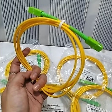 HIJAU ใหม่ Patch Cord SC/APC สีเขียว-SC/APC สีเขียว G652D SX 3.0 มม. (2 เมตร)