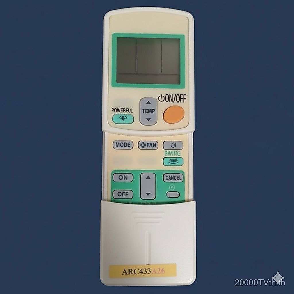 รีโมทแอร์ Daikin Daikin A26 Remote Air รีโมทแอร์ Daikin ชนิด 6