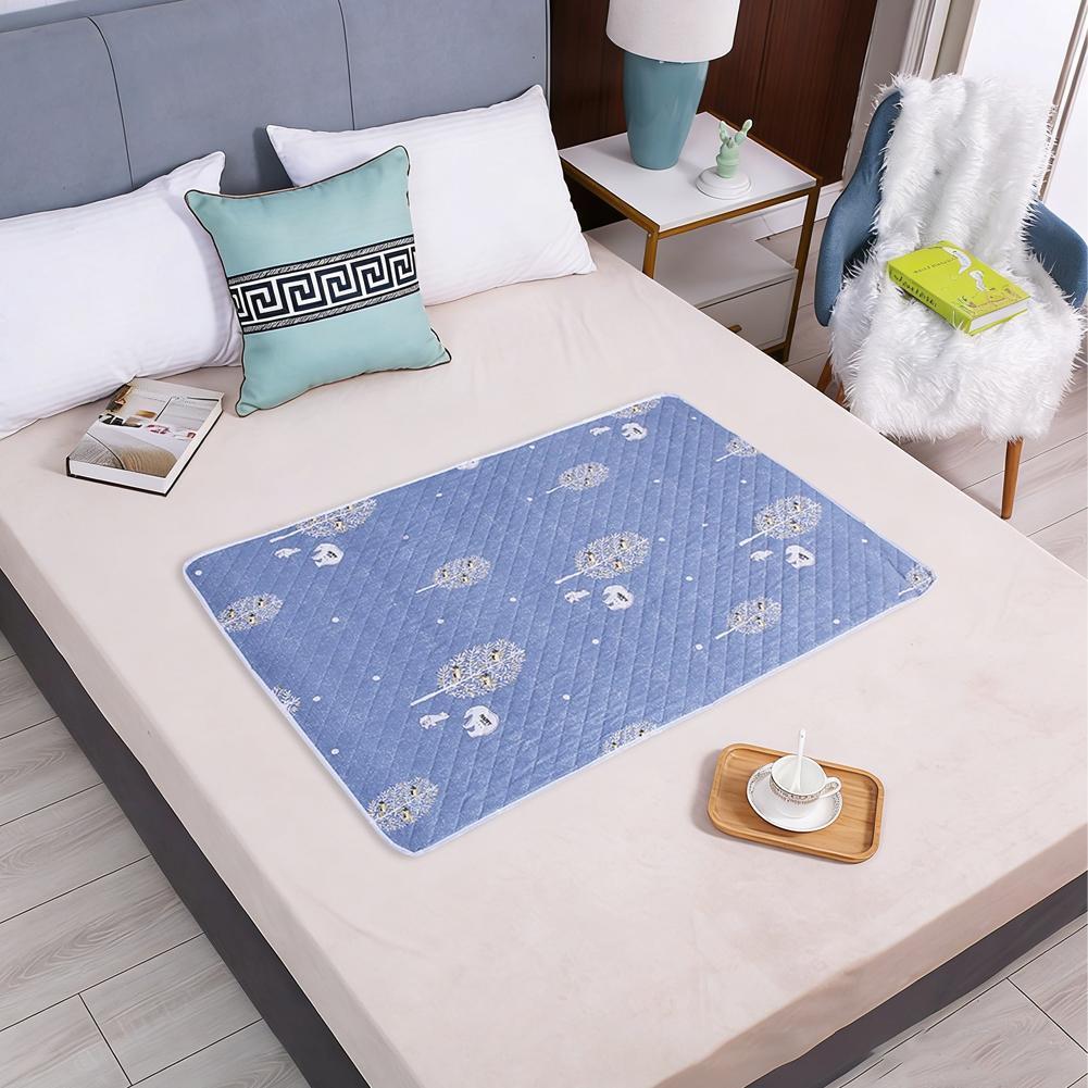 ซักได้ Incontinence Bed Pad สําหรับผู้สูงอายุขนาดใหญ่กันน้ํานํากลับมาใช้ใหม่ Underpad สําหรับเตียงที