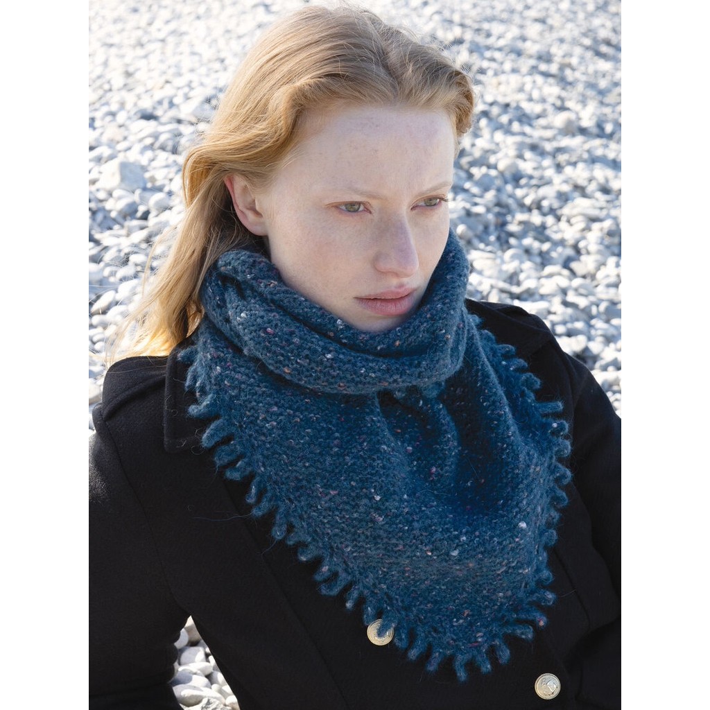 [Line Word Hall] British Rowan Fine tweed หมอกสีสัน Dot Wool Alpaca Cloud Mist วัสดุแพคเกจ