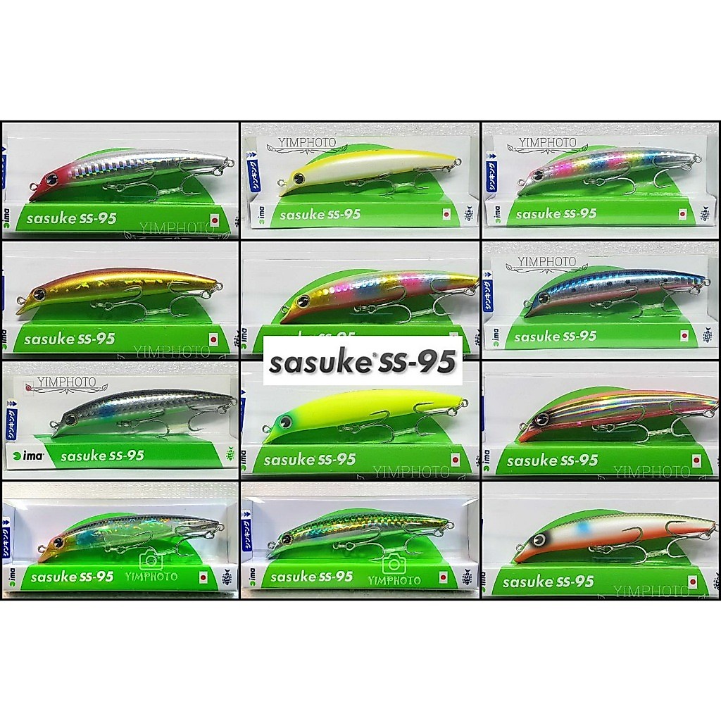 IMA SASUKE SS 95 10g.(จมช้า) เหยื่อปลอม ไอมะ ซาซึเกะ ของแท้ 100% เหยื่อตกปลา