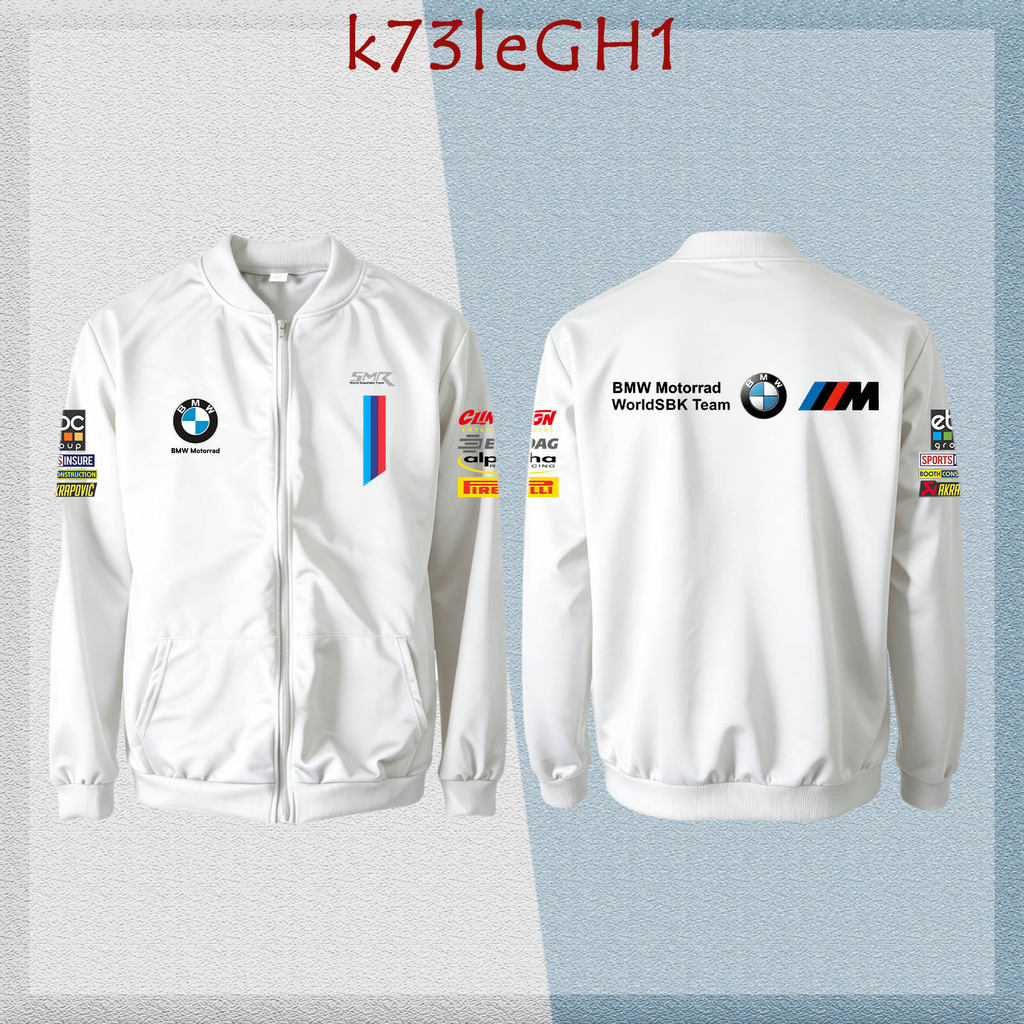 แจ็คเก็ตใหม่ซิป Bmw Smr โลโก้ทีมแข่งขัน Worldsbk เสื้อผ้าบุรุษผู้ใหญ่เย็น เสื้อผ้าสตรีพิมพ์แจ็คเก็ต M-3XL