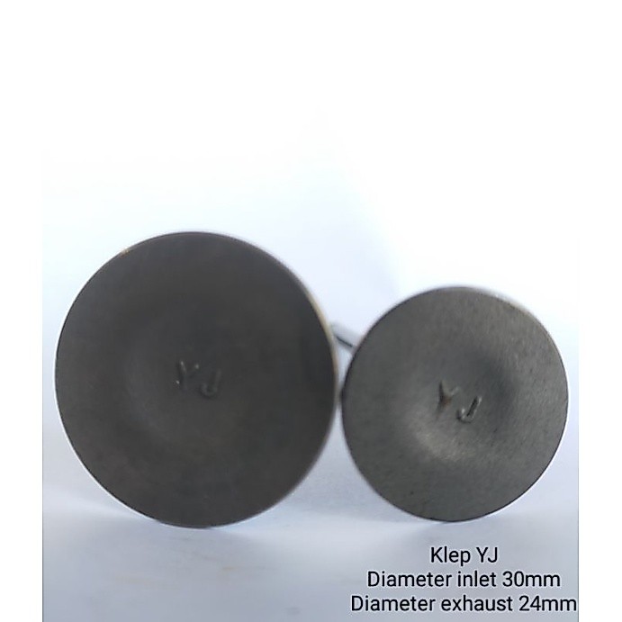 CBR 250 YJ THAILAND วาล์วเดิม 30 24 RODS 4.5mm UMBRELLA VALVE 2 ชิ้น