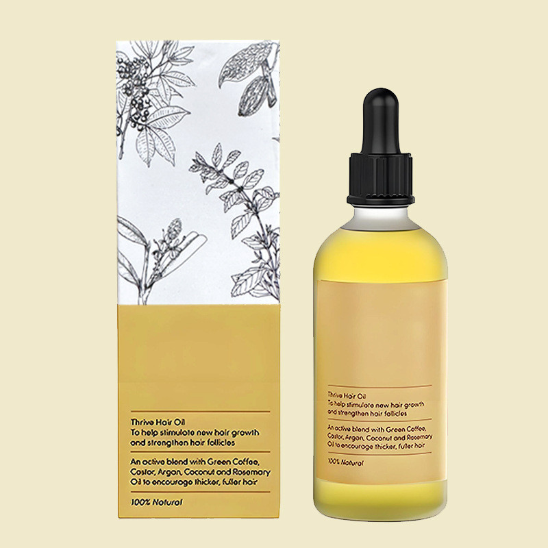 New Product~Rosemary Hair Care Essential Oil THRIVE GROWTH HAIR OIL Yellow hair oil improves dry hai