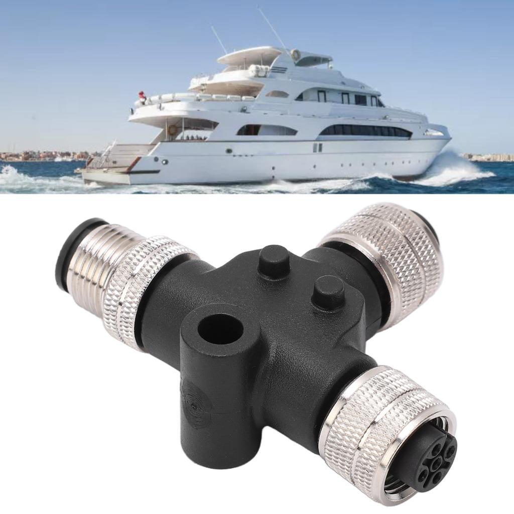 Yohooo Tee Connector 5 Pin IP67 กันน้ําสําหรับเครือข่าย NMEA 2000 พร้อม Lowrance Simrad Navico