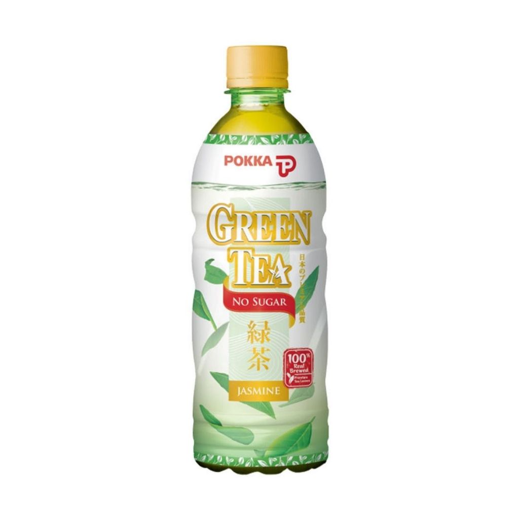 พอคคา ชาเขียวมะลิไม่มีน้ำตาล Pokka Jasmine Tea No Sugar 500ml.