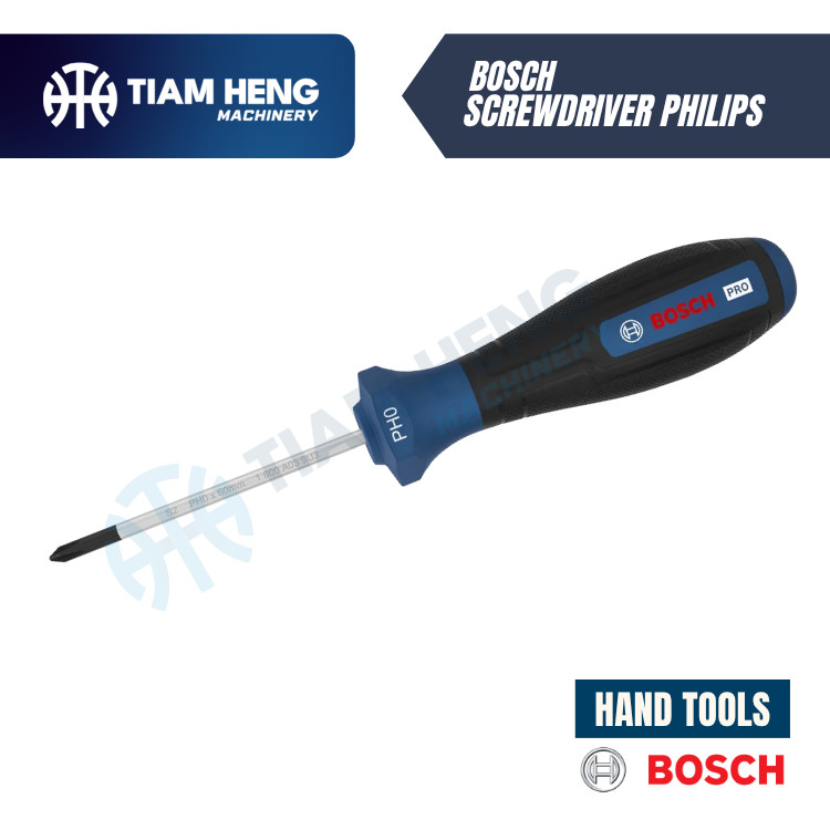 BOSCH PRO SCREWDRIVER PHILIPS PH0x3x60MM (+)