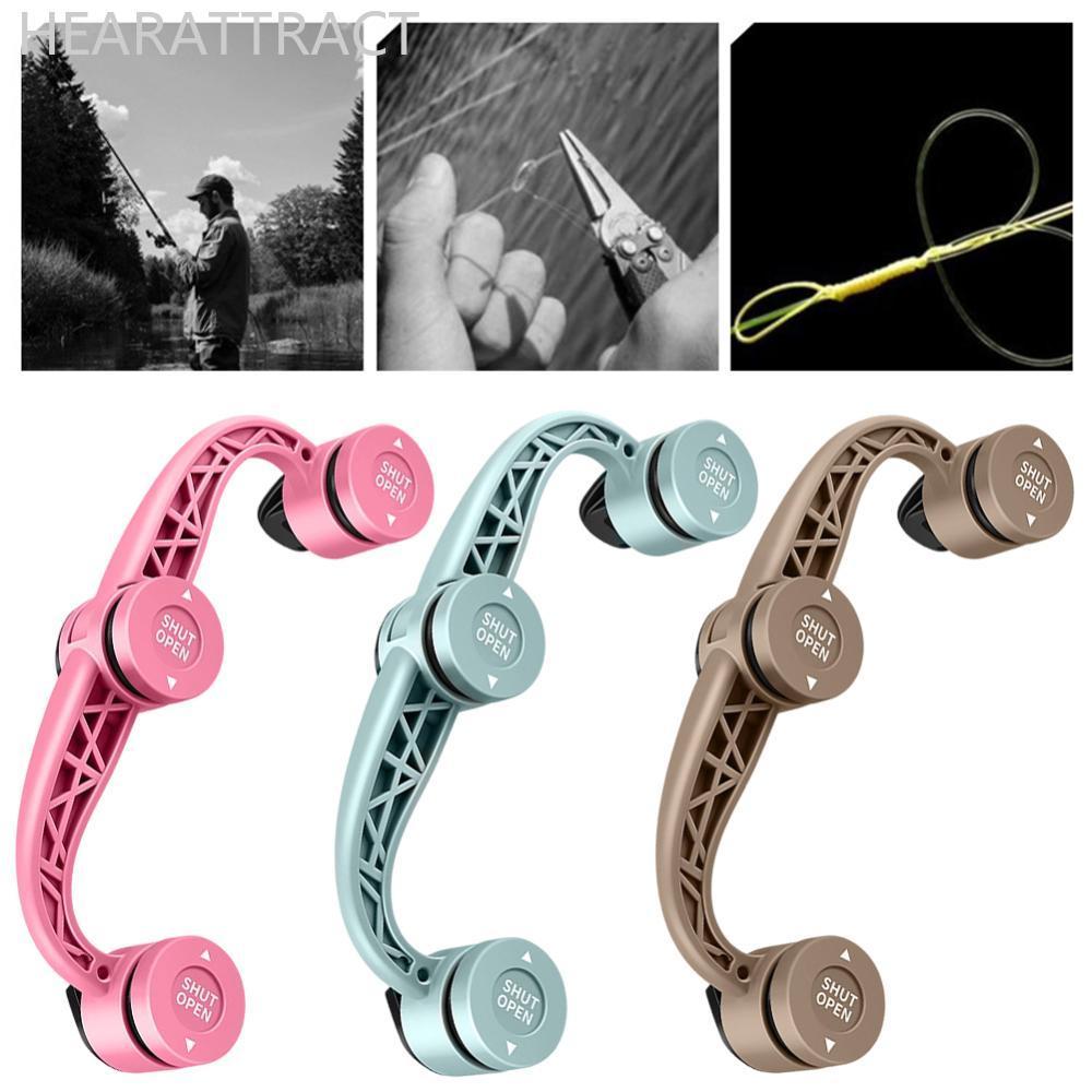 HEARATTRACT ตกปลา Leader Line FG/GT Knotting เครื่องมือ Fast Tying Assistant สําหรับสายคาร์บอน PE สา