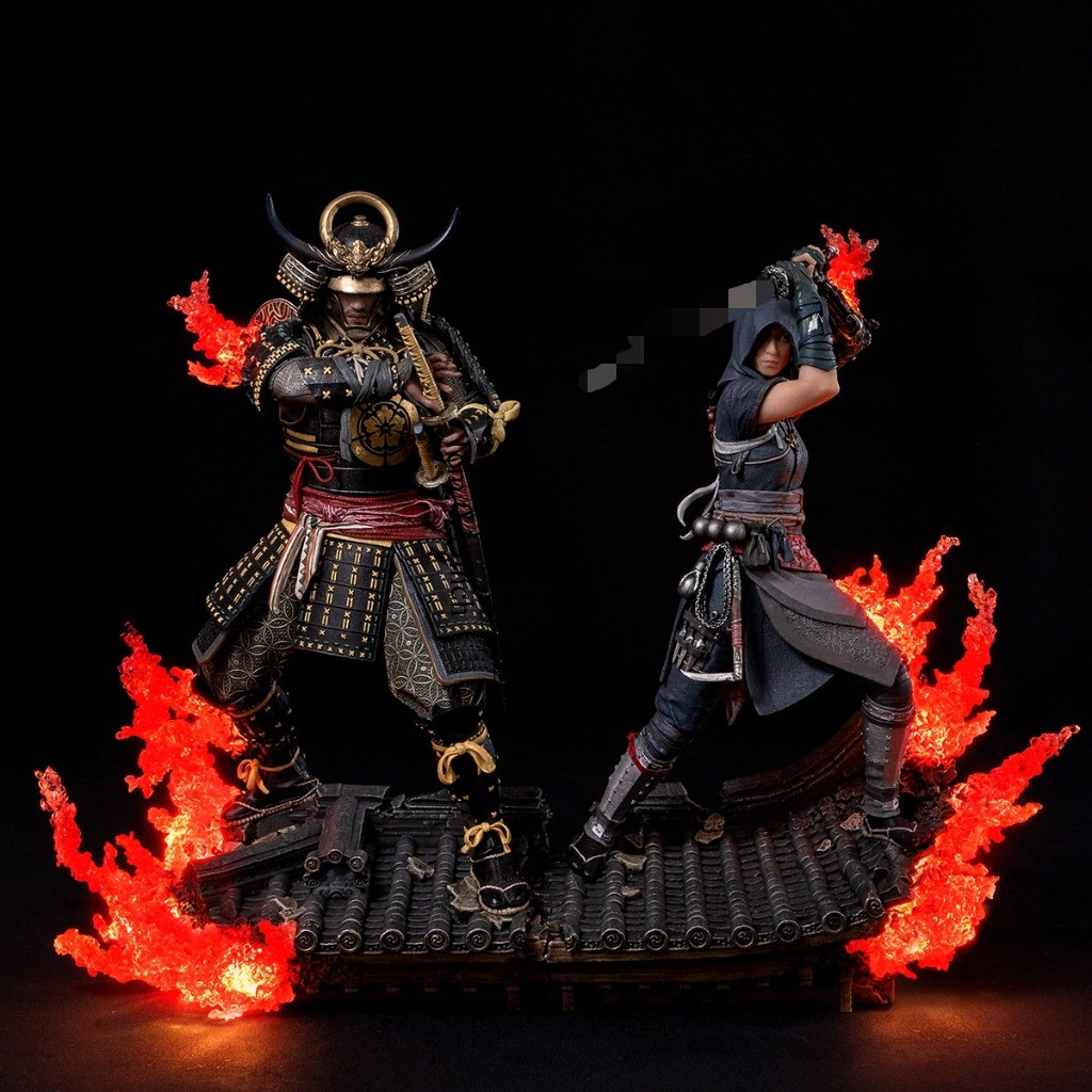 HIPLAY PureArts Assassins Creed Shadows Animus Naoe / Yasuke รูปปั้นศิลปะขนาด 1/8