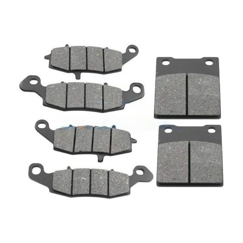 ผ้าเบรคหน้าและหลังรถจักรยานยนต์สําหรับ Suzuki SV400 SV650 99-02 GSF600 GSX600 GSX750