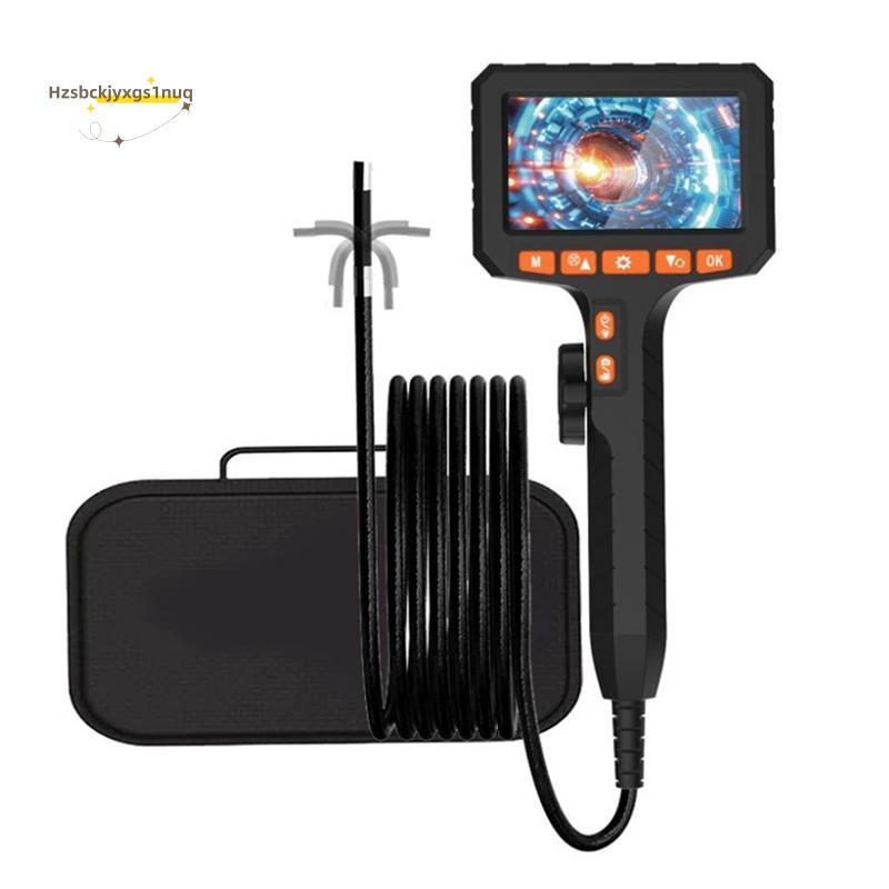 Hzsbckjyxgs1uq กล้อง Endoscopic ท่ออุตสาหกรรม 3.9 มม. 2 ล้านพิกเซล HD Rotary 360° การตรวจสอบ Boresco